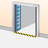 1.4.3.4 Sikkerhetsfunksjoner Sikkerhetslist 1-kanals fotoceller for sikkerhet En fotocellesender og -mottaker er installert i portåpningen.