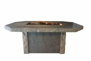 HAGEMØBLER Hagebord med firepit 62x100x100 cm kr 23 900, Kan også leveres uten firepit, kr