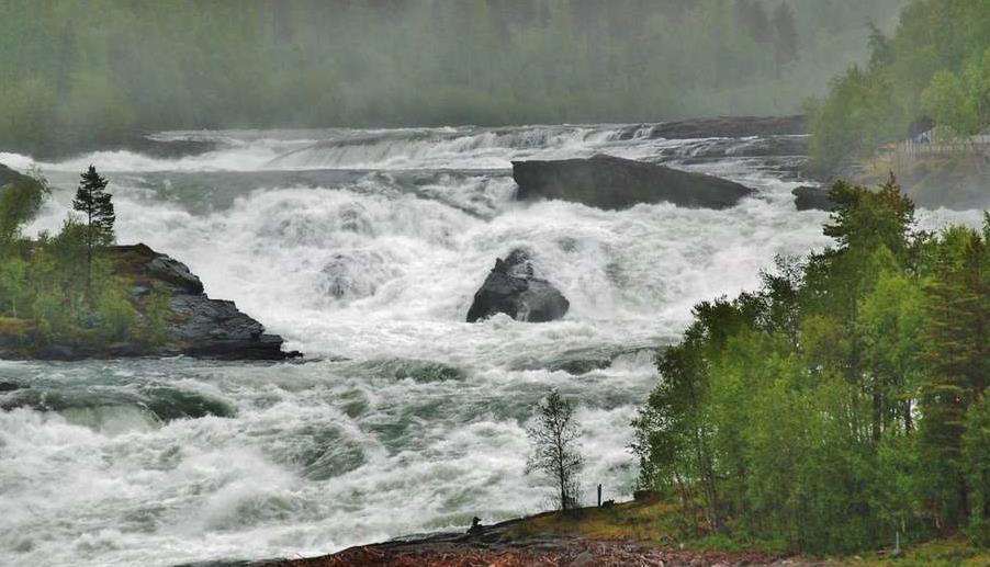 Målselvfossen i 218 Øyvind