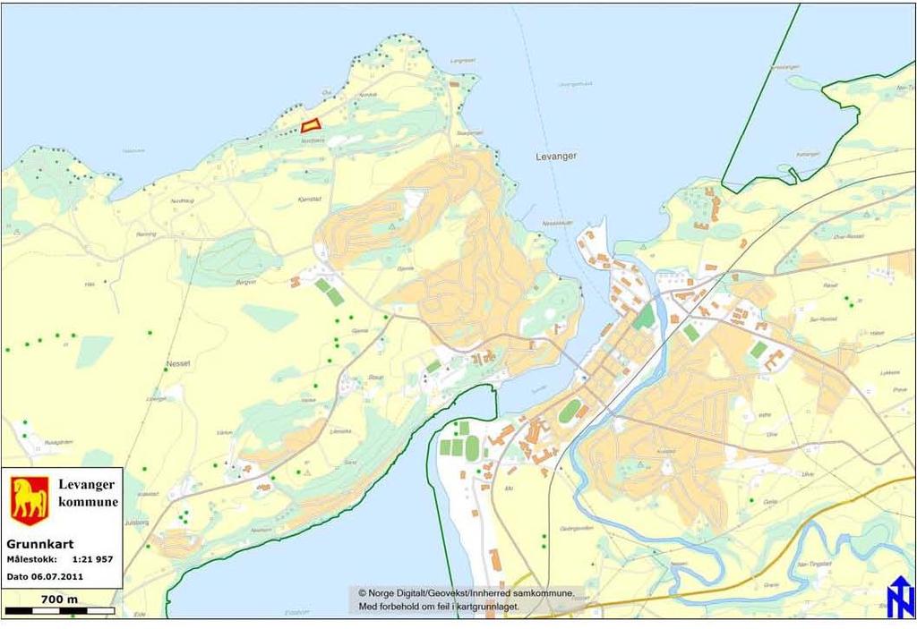 Side 6 av 15 I reguleringsplanen er det gjennom bestemmelsene gitt en del føringer for utnyttelsen av området. De viktigste momentene her er: Utnyttelsesgrad 25 40 % Minimum 25 m2 lekeareal pr.