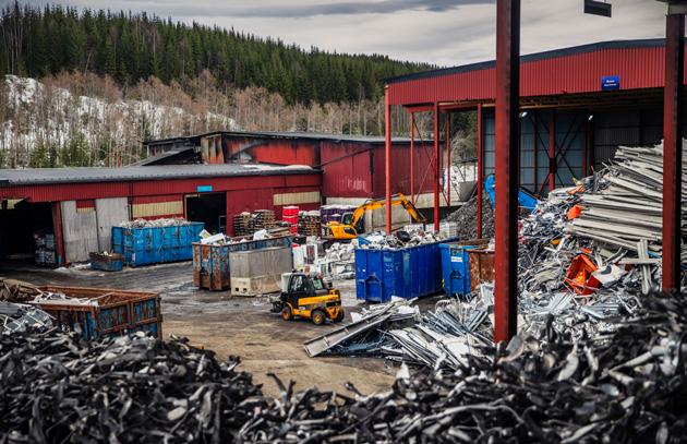 Verdifull varestrøm Metallco er ett av de minste anleggene i Norge som behandler EE, og har med sine 15 000 tonn årlig 10 prosent av markedet.