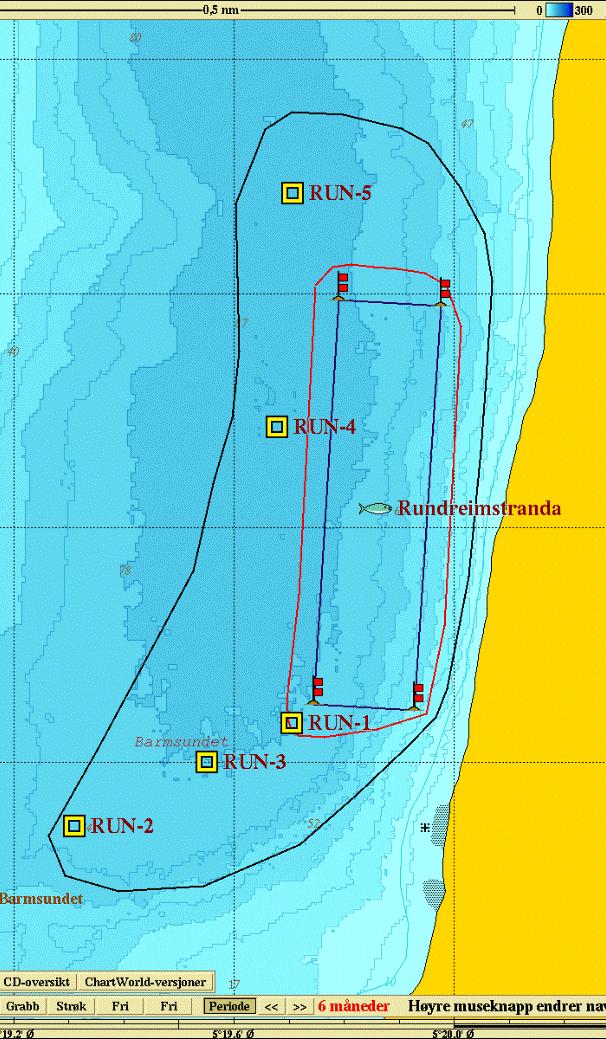 Det liknende dypet gjør det mulig å sammenligne stasjonene direkte på tross av forskjellige avstander til anlegget.