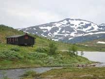 Ramsjøen RamSJøhytta Bl Sankåkleppen a RamSJøhytta - Ved Skarvan Roltdalen nasjonalpark......ligger flott til med utsikt mot fjellet Fongen, ved grensen til nasjonalparken.