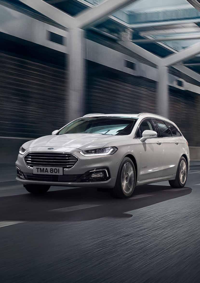 Nye Ford Mondeo Vignale hybrid stasjonsvogn Med den intelligente hybridteknologien, den romslige kupeen og de smarte oppbevaringsløsningene er Ford Mondeo hybrid stasjonsvogn den perfekte