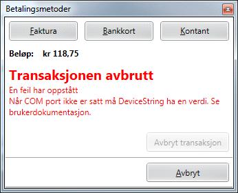 Nets har ansvar for at terminalen teknisk fungerer. 3.3.2 Betalingsterminalen skal leveres tilbake Klinikken Poliklinikken tar kontakt med Regnskapsavdelingen på mailadresse: oushfpbregnskaput@ous hf.