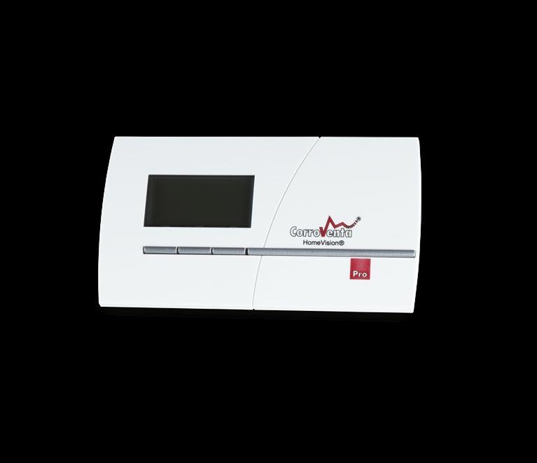 styresystem HOMEVISION Styresystemet HomeVision brukes til kontroll, overvåking og oppfølging av fastinstallerte avfuktere samt VentoVind, behovsstyrt ventilasjon for kaldloft.