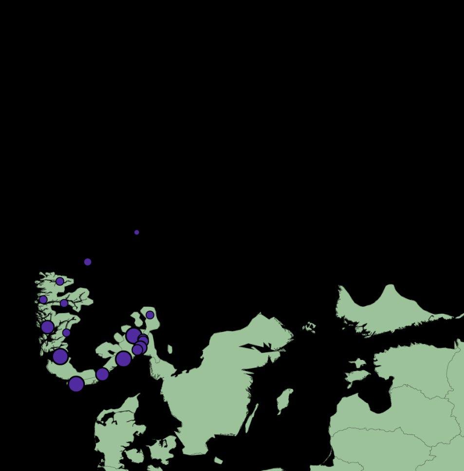 ASK - GENETISK DIVERSITET (ALLELISK RIKHET) 16 Norske populasjoner