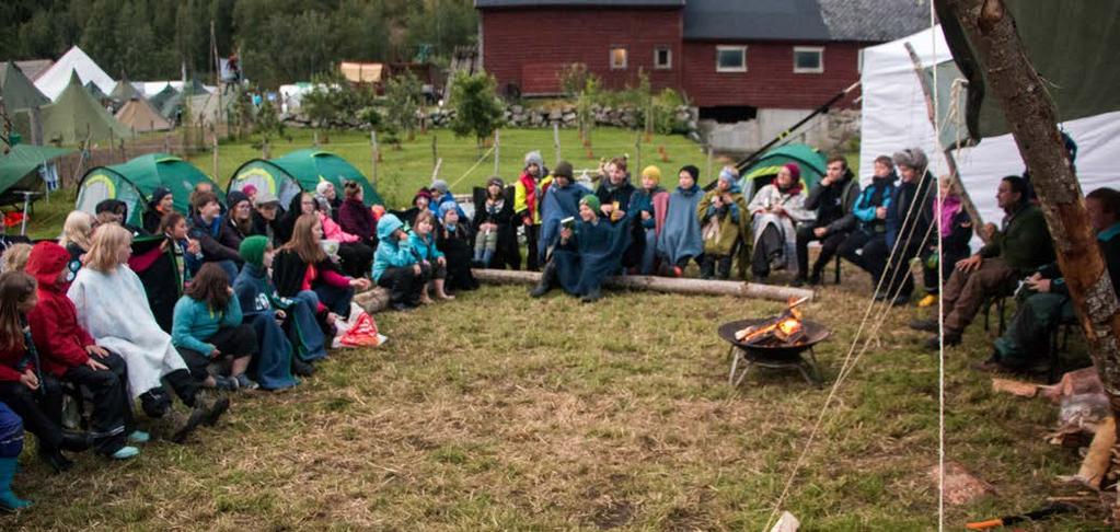 Småspeiderne er her! Endelig var dagen kommet! Vi er nå en fulltallig leir på underkant av 1100 små, store, gamle og unge.