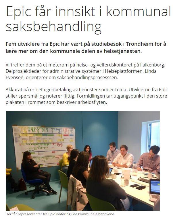 Arbeidet ledes av Trondheim kommune Samarbeidet er regulert gjennom regionale kontaktpersoner som er oppnevnt av