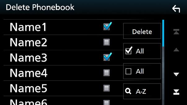 Hvis ingen telefonbok er lastet ned, begynner du å laste ned telefonboken ved å trykke på [Download Phonebook Now]. Slette telefonbok 1 Trykk på [].
