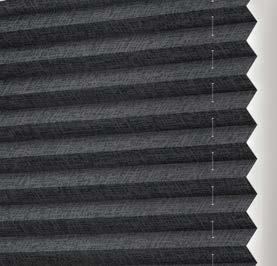 Duette tekstiler finnes i kvaliteter fra semi-transparent til mørkleggende. Duette Architella gardiner med et bikube-inni-bikube-design for enda større energieffektivitet (Firedobbelt vev).