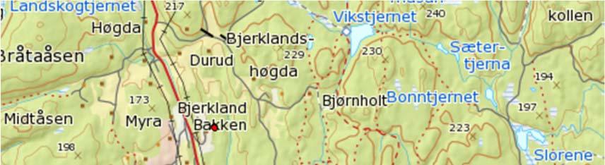 17 Figur 10. Kjente forekomster av småsalamander i området nær planområdet.