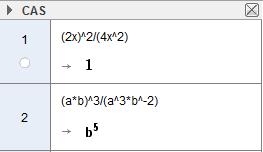 ..4 Bruk potensreglene og regn ut a) 4 4 4 4 b) ab ab b 0 5 5 5