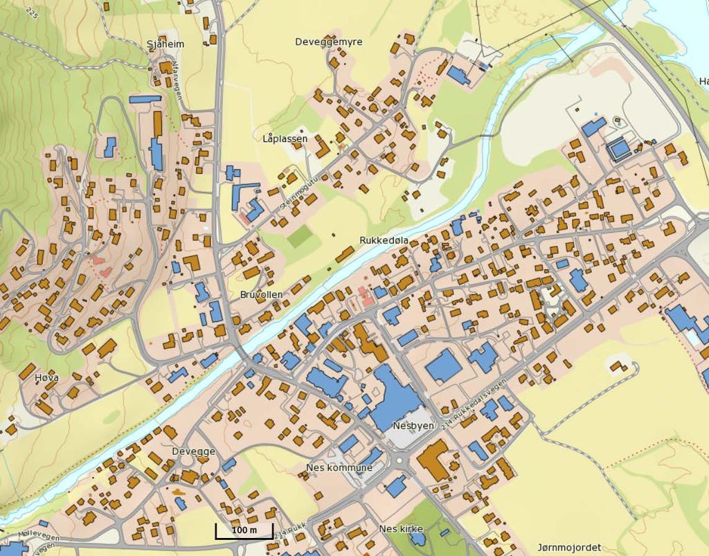 3.7 Rukkedøla Rukkedøla er en 32,6 km lang elv i Nes kommune i Buskerud. Den munner ut i Hallingdalselva ved Nesbyen, og har et nedbørfelt på 298,45 km².