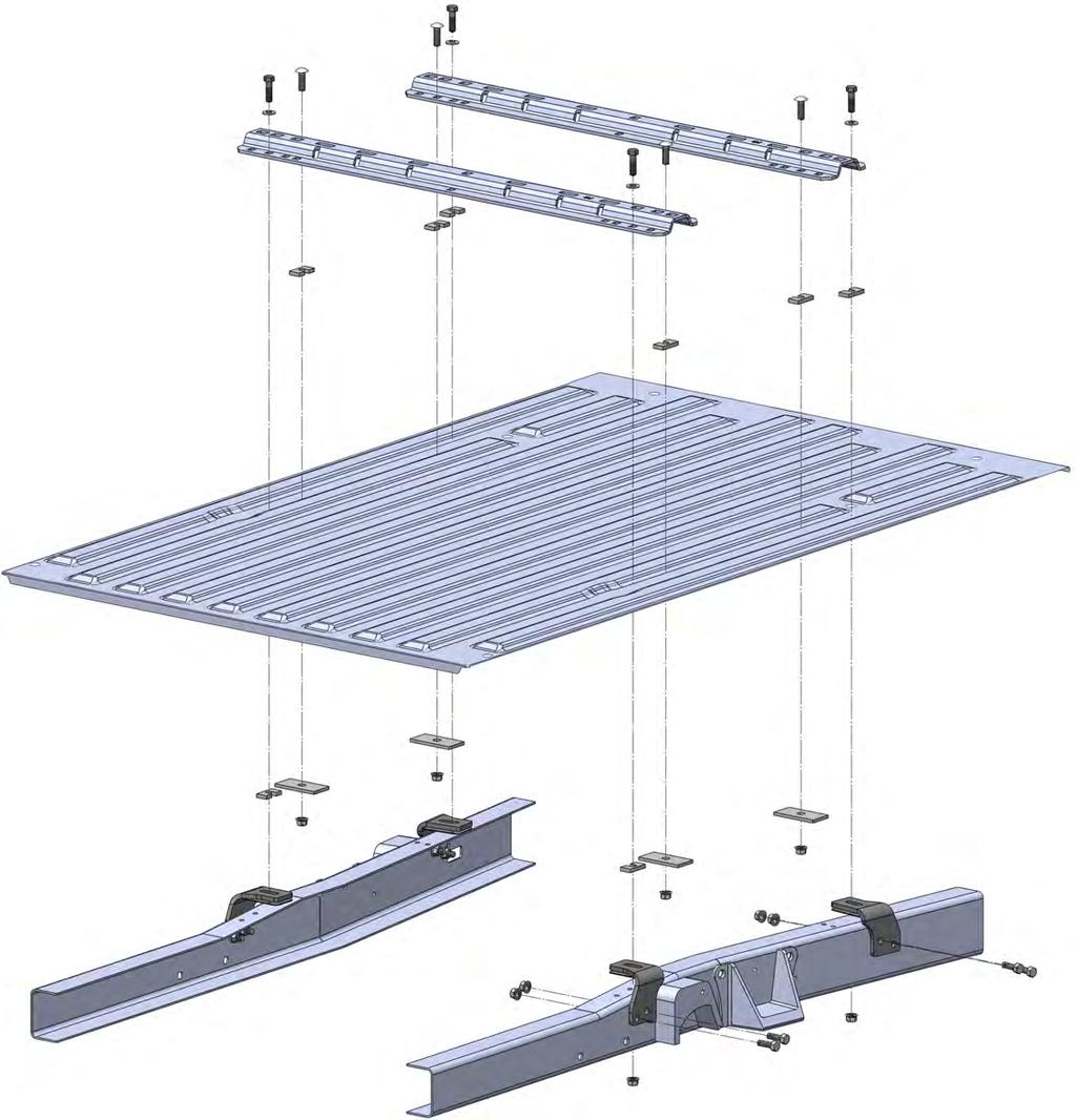 MOUNTING KIT EXPLODED VIEW E F G