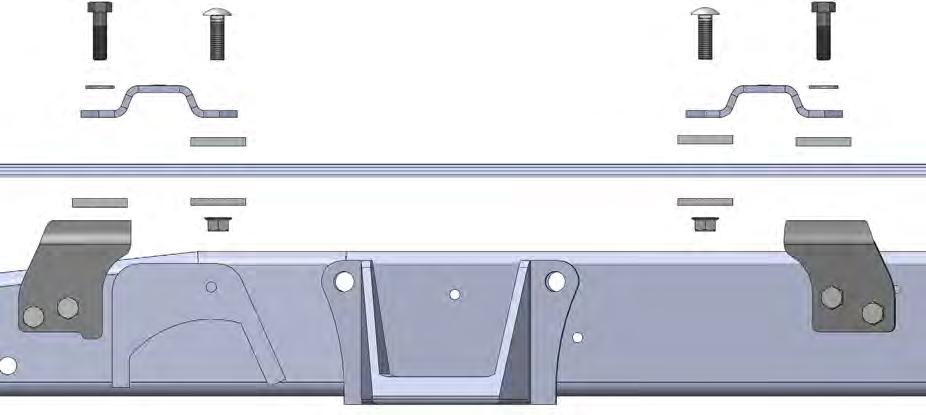 The purpose of this tab is to assist you in holding the Flange Nut {K} in place. To install, pry the tab down far enough so that a Flange Nut can be inserted, then push the tab back up into position.