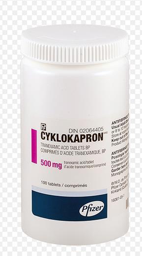 AMCHA Tranexamic acid (Txa) = Cyklokapron