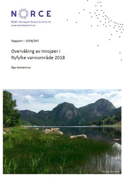 Auka kunnskapsgrunnlag Regionalt tiltaksprogram viser kva som må gjerast for å sikre tilstrekkeleg høg økologisk og kjemisk tilstand i vassførekomstar som står i fare for å ikkje nå miljømåla.