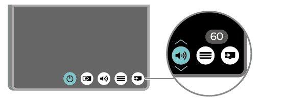 3 - Talltaster Velger en kanal direkte. 4 TEXT Åpner eller lukker tekst/tekst-tv. 5 - EXIT Trykk i midten for å bytte tilbake til å se på TV. Stopper en interaktiv TV-applikasjon.