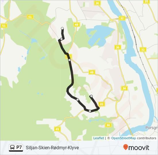 Retning: Klyve 6 stopp VIS LINJERUTETABELL Rødmyrsvingen Rødmyrlia 28, Porsgrunn/Skien Rødmyr Bjørntvedtvegen Klyvetoppen Wettergreens veg 5, Porsgrunn/Skien P7 buss Rutetabell Klyve Rutetidtabell