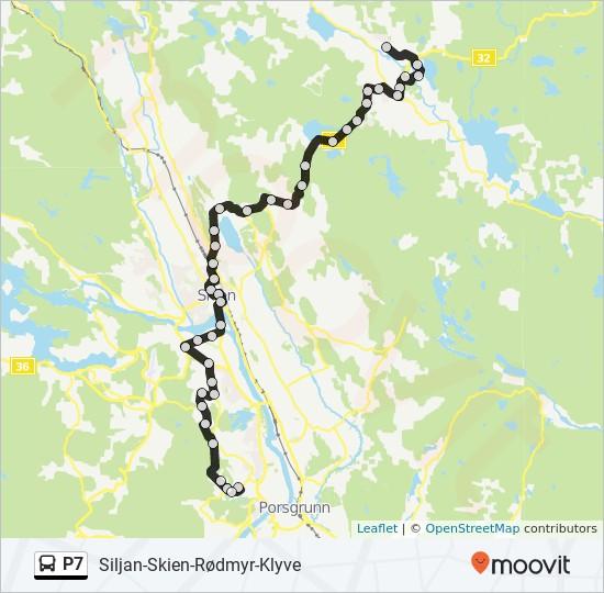 Retning: Rødmyr-Klosterøya-Siljan 40 stopp VIS LINJERUTETABELL Klyvesenteret Kongerødvegen 3, Porsgrunn/Skien Nyberglia Klyvevegen 56, Porsgrunn/Skien Futehagen Haslunds veg 2, Porsgrunn/Skien