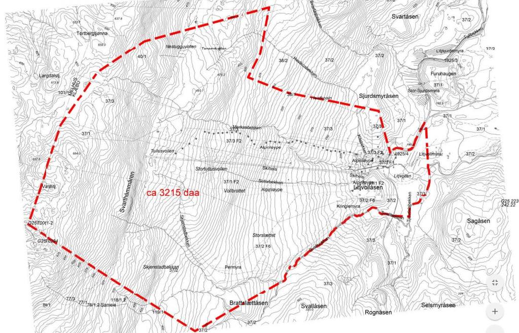 reguleringsplaner for Vassfjellet Vinterpark, samt nylig meldt