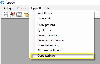 Eller gå på oppsett og oppdateringer Figur 2