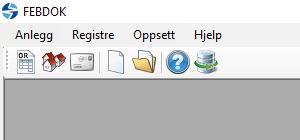 På toolbar i programmet: Figur 12 Toolbar Oppdatering