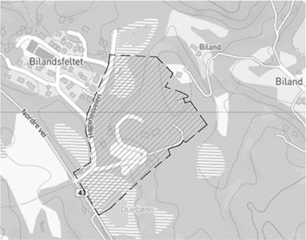 Innledning På vegne av Agder Boligbygging as har Bergsland Byggrådgivning as tatt på seg arbeidet med å utarbeide detaljreguleringsplan for Østre del av Bilandsfeltet i nærheten av Vanse.