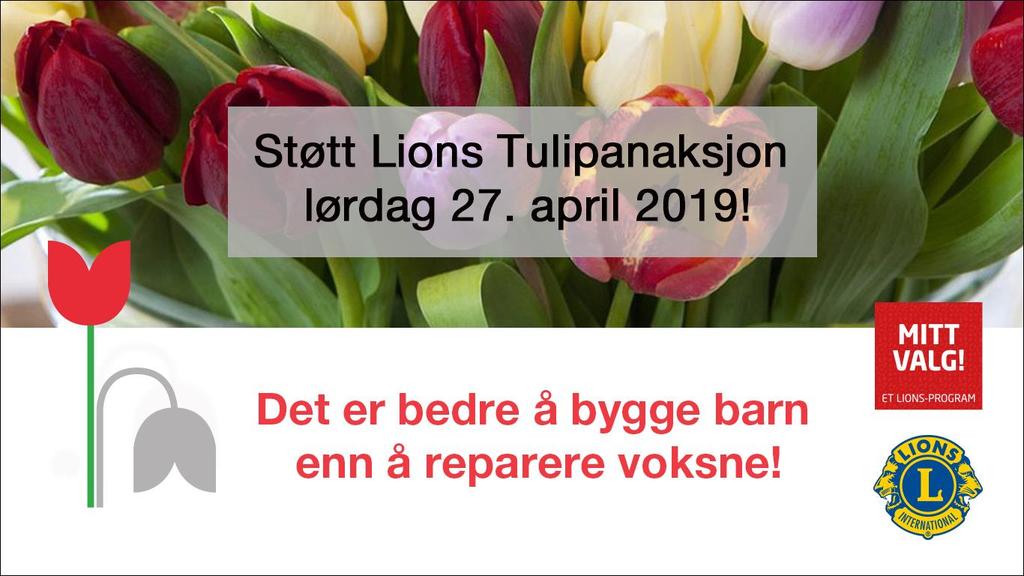 Lions Tulipanaksjon er en årlig og landsomfattende innsamlingsaksjon til inntekt for forebyggende arbeid blant barn og unge. Motto for aksjonen er "Det er bedre å bygge barn enn å reparere voksne".