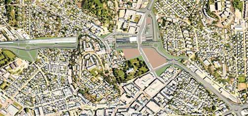 GRØNLI - FREDRIKSTAD STASJON Alternativ 6b+3 Fredrikstad stasjon planlegges med adkomst fra reisetorg ved kollektiv gaten og fra Glemmengata i vest.