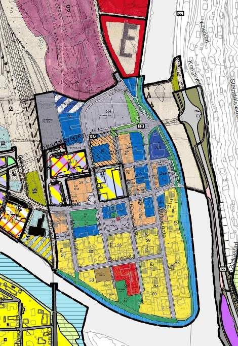 3.2 Gjeldende reguleringsplaner Hovedsakelig består planområdet av gjeldende reguleringsplan for Otta sentrum øst (vedtatt 2000, planid 05170066).