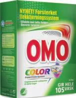 133830 Omo Ultra Hvit 133839 Omo Color 119,- 148,75 inkl.mva.