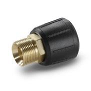 0 Adapter for tilkobling av høytrykksvaskere/ HD høytrykkspistol med M 22 1,5 og høytrykksslange med EASY!Lock. EASY!Lock Adapter 3 M22 x 1,5 9 4.111-031.