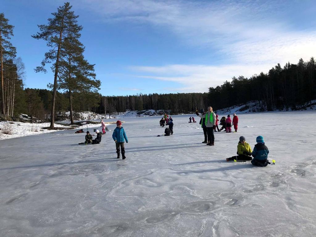 Etterpå grillet vi