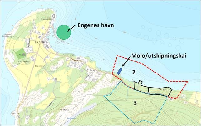 Til: M. Arvesen Eiendom AS Fra: Norconsult AS, Trondheim Dato 2019-04-30 Planid 1917-2018001 Engenes Næringsområde, Ånderkleiva Kystteknikk, vurderinger tilknyttet ny molo Innledning M.