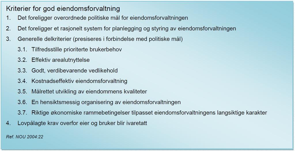 Fremtid Ref NOU 2004:22, samt KoBE rapport