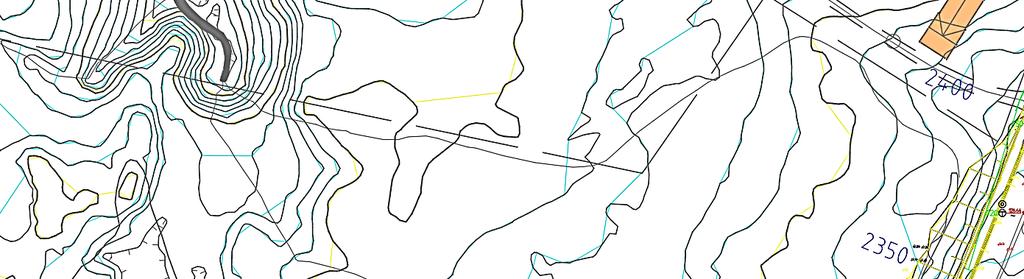 Skråning mot bekkedal i vest: Bekkedal / ravine Nordre Ulset Bekkedal / ravine 1:50 Figur 4-13: Skråning mot bekkedalen i pr.2339. Skråningen påvirkes ikke.