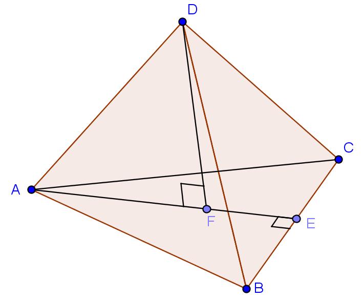 PQ PR 5 + 0 ( ) + ( ) 5 0 cos P = = =, P =. PQ PR 9 5 9 5 QR QP (,, 7) ( 5, 0, ) ( 5) + ( ) 0 + 7 9 cos Q = = = =, Q = 84.8 QR QP 3 9 3 9 3 58 R = 80 P Q = 80. 84.8 = 3..9. Hjørnene i et tetraeder har koordinater A(0,0,0), B(5,0,0), C(3,4,) og D(,,7) i forhold til et kartesisk koordinatsystem.