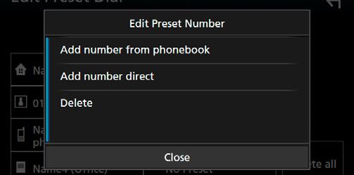 ÑÑTelefonbokoverføring Du kan overføre telefonboken til Bluetoothsmarttelefonen via PBAP. Trykk på [ ]. 2 Trykk på [ ].
