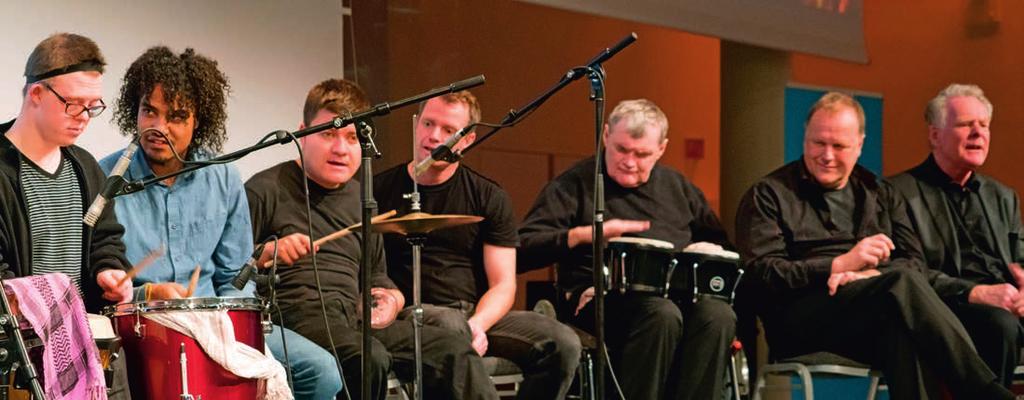 Rockeværstingene fra Gjøvik, på SOR konferansen. Foto: Jarle Eknes. samme krav på å bli tatt på alvor.