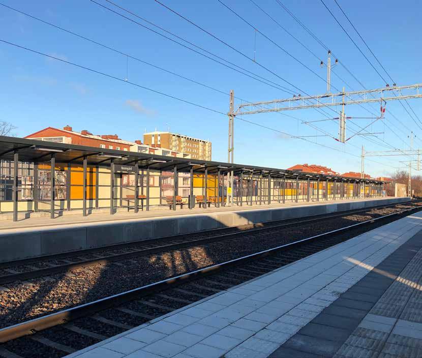 Arbeid utført av Hammerglass på Rosengårds stasjon er et resultat av møtet mellom kvalitetsmaterialer og profesjonelle konstruktører.