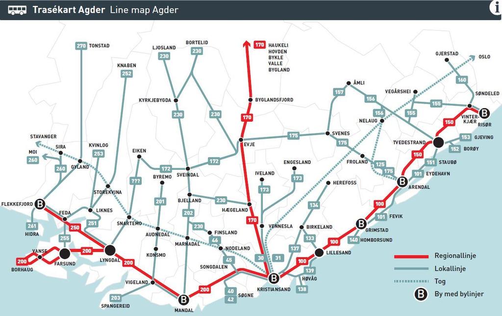 11. Kollektivtransport - Buss Agder Kollektivtrafikk AS (AKT) er administrasjonsselskapet for kollektivtrafikken på Agder.