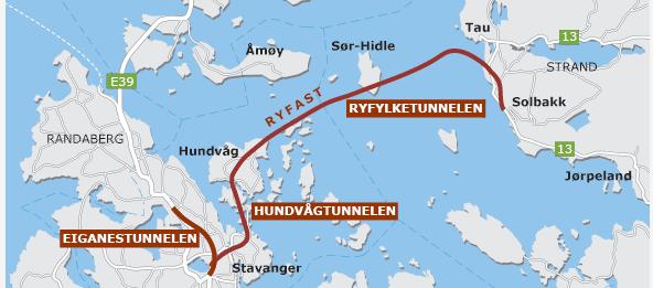 Ryfylke og Nord-Jæren, samt bygge nytt fastlanskaldssamband mellom Hundvåg og