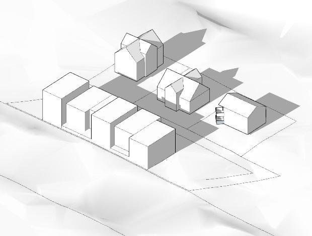 Figur 4-10. Stavangerveien 21 med småhusbebyggelse.