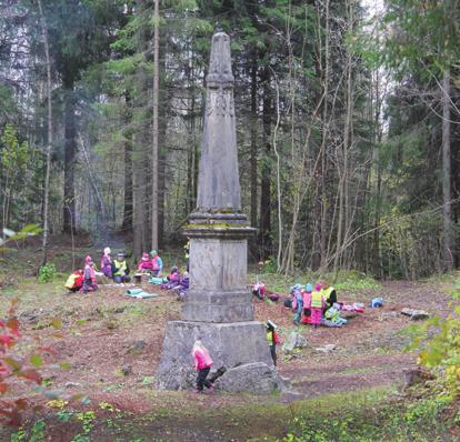 Obelisken på Gjellebekk Foto: Lier kommune Kultur og fritid Kulturarv-regler