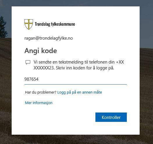 no i adressefeltet Skriv inn ditt nye brukernavn og klikk på Neste. Du vil bli sendt til en ny påloggings-side hvor du kan logge deg på Trøndelag fylkeskommune.