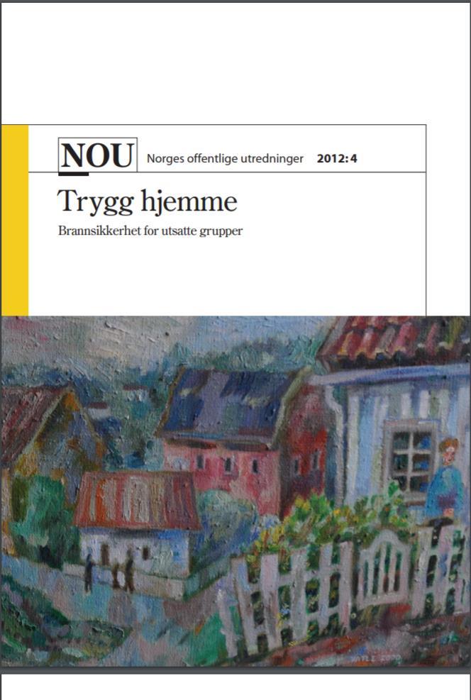 Belyser alle aktuelle tema, for eksempel: Risiko og brannsikkerhet. Samfunnsøkonomiske vurderinger.