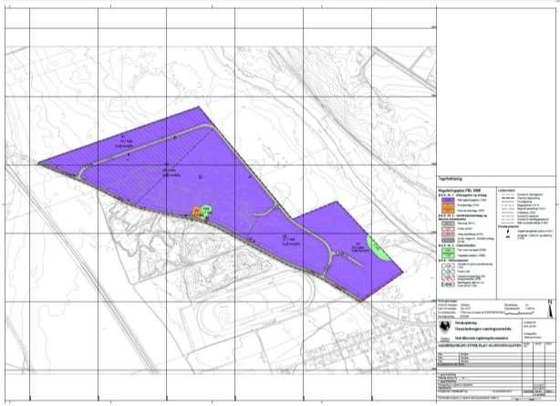 Reguleringsplanen slik den foreligger, er tatt inn nedenfor: 5.2 Om plangrepet Hovedtrekkene i planutformingen gir seg mye til dels selv ut fra forholdene på stedet og formen på området.