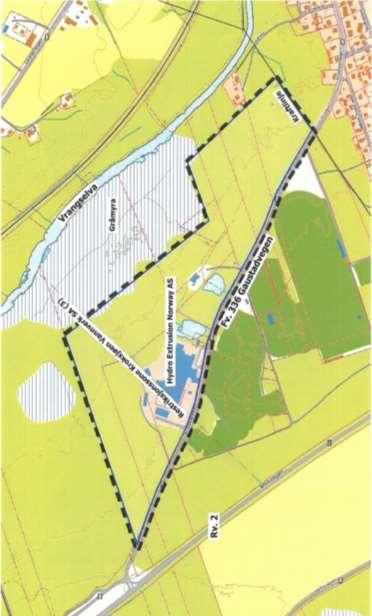 3. BESKRIVELSE AV PLANOMRÅDET 3.1 Beliggenhet, avgrensning og størrelse Planområdet omfatter i alt 320, 5 da. Det ligger ca. 800-2100 m vest for Magnor sentrum og ca. 100-1400 m unna rv. 2.